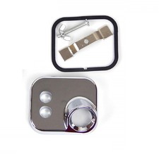 Shampoo Bowl Vacuum Breaker Receiver Holder Fixture Parts Chrome