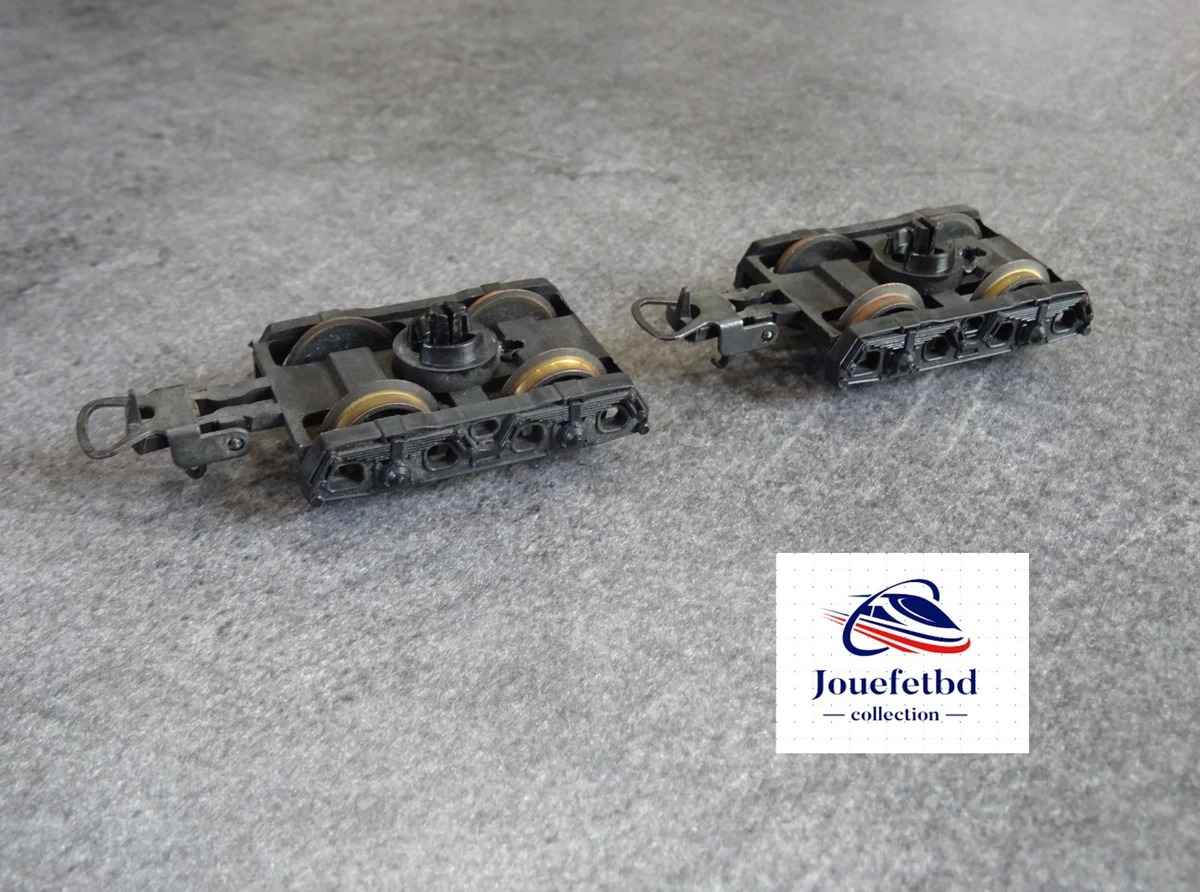 JOUEF PAIRE DE Bogies 1 Ere Generation Pour Voiture Inox Avec Rivets