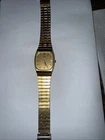 Vintage Mens Seiko Quartz Watch 6532 5119 Gold Tone With Date Indicator
