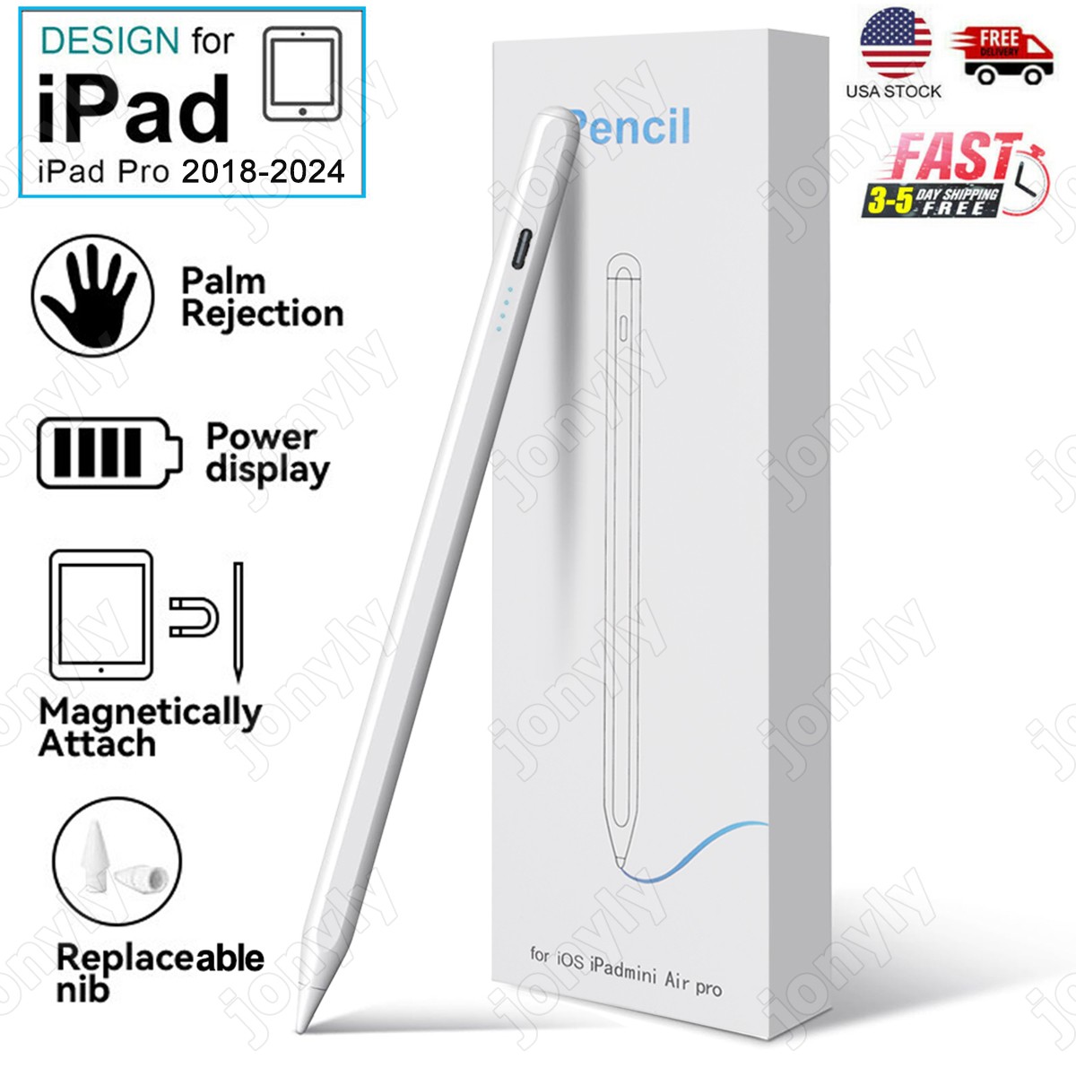Stylus Pen For Apple iPad Pencil 10/9/7/8th/Mini/Air 4/5/6th/Pro