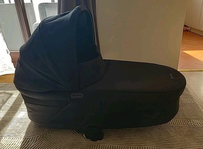 Cybex Gold Cot S Lux Black Kinderwagenaufsatz, Ab Geburt bis ca. 6 Monate