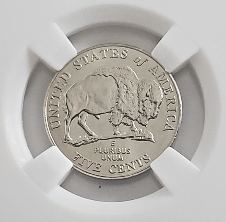 2005-D Jefferson Bison Nickel with Wildlife Conservation Stamp - Nice! W4 - Image 4 of 4