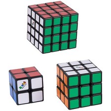 Rubik's Cube Set 2x2 3x3 4x4 Puzzle Bundle Anxiety Relief Fun for All Ages