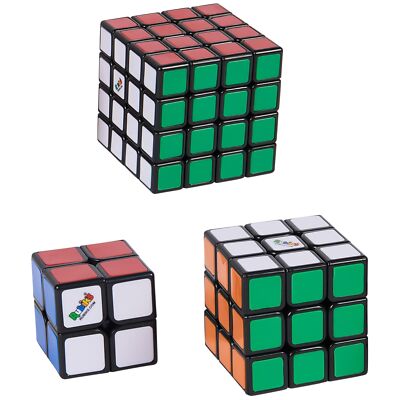 Rubik's Cube Set 2x2 3x3 4x4 Puzzle Bundle Anxiety Relief Fun for