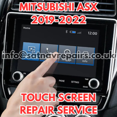 MITSUBISHI ASX 2019 2020 2021 2022 NR-201 TOUCH SCREEN DIGITIZER REPAIR ...