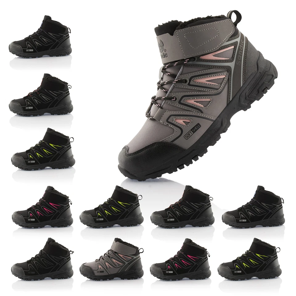 Neu Damen Herren Winterstiefel Wanderschuhe Warm Gefüttert 2184 Schuhe Gr. 36-46 - Bild 1 von 1