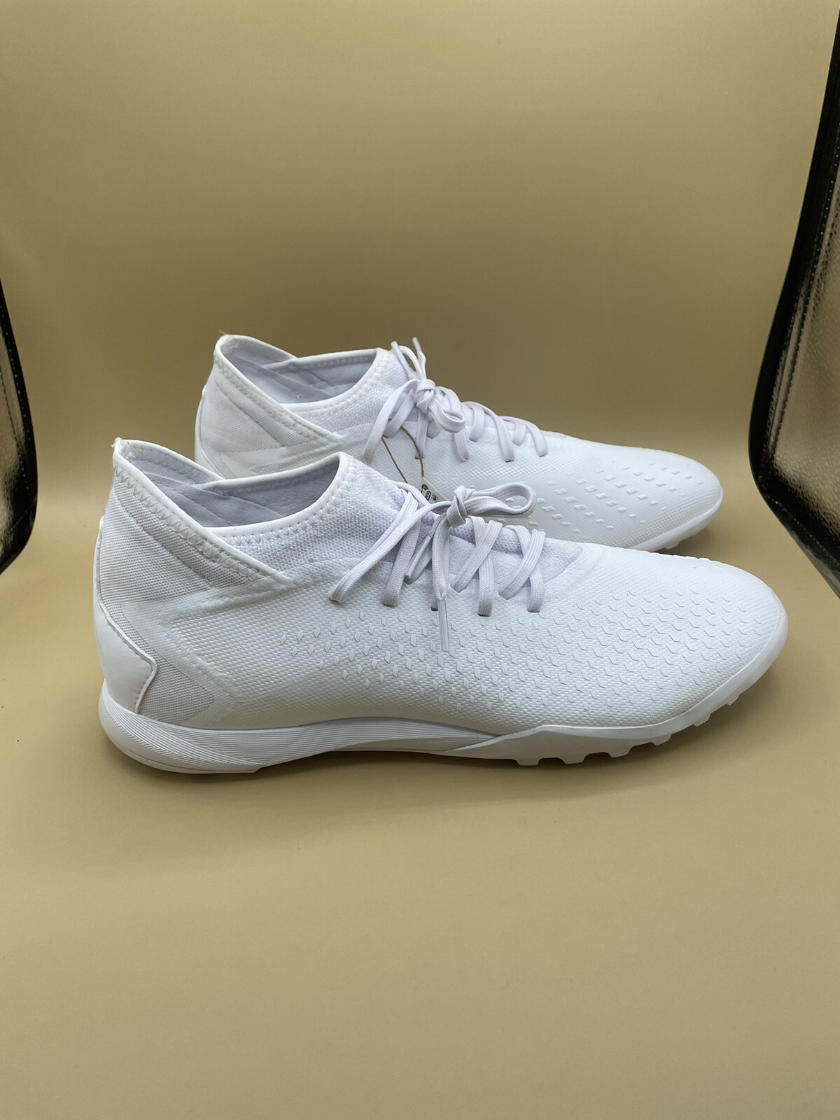 Sz 12 Men Adidas Predator Accuracy.3 TF Society  White Soccer Turf Shoes NEW