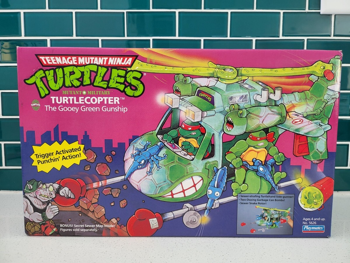 TMNT Turtlecopter (Sealed) 1990 Playmates Teenage Mutant Ninja