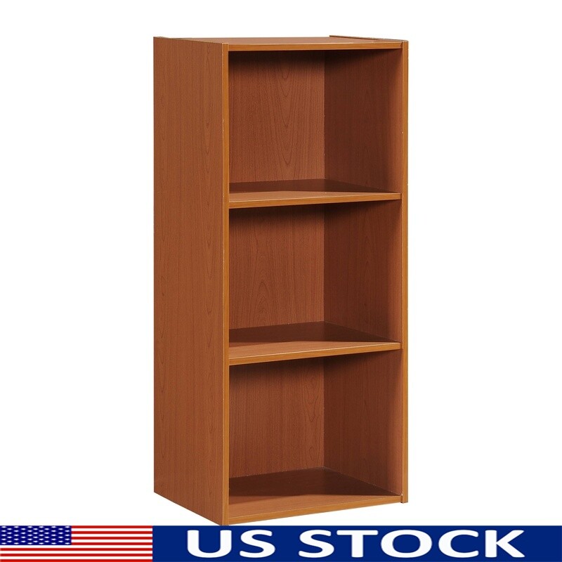 3 Shelf Bookcase Versatile Storage Organizer Perfect Home Office Bedroom New