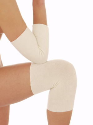 Angora Gelenkwärmer Kniewärmer Ellbogenwärmer (Paar) 40 % Angora B-Ware