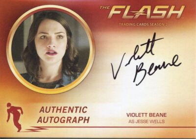 The Flash Staffel 2 Autogrammkarte VB Violett Beane als Jesse Wells