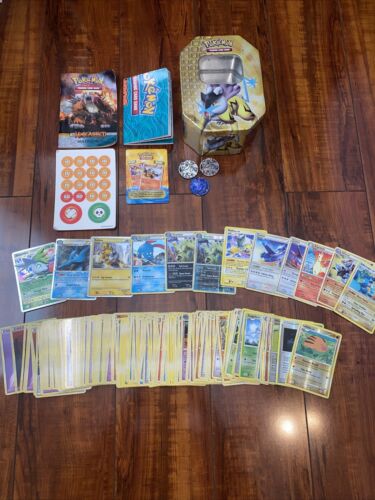 Pokemon Vintage Collection HGSS HeartGold & SoulSilver Raikou Tin + Extras! 💎 - Picture 1 of 23