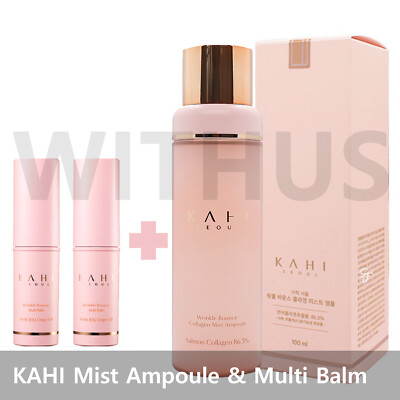 KAHI Wrinkle Bounce Collagen Mist Ampoule & Wrinkle Bounce Multi Balm Dual Set