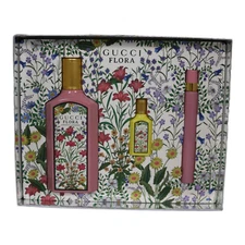 Gucci Flora Gorgeous Gardenia EDP 3-Piece Women’s Perfume Gift Set