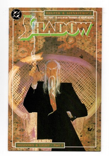 THE SHADOW #4 - NOV. 1987, DC COMICS - SIENKIEWICZ