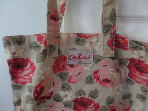 CATH KIDSTON CLOTH FLORAL TOTE SHOPPING BAG - Picture 2 of 3