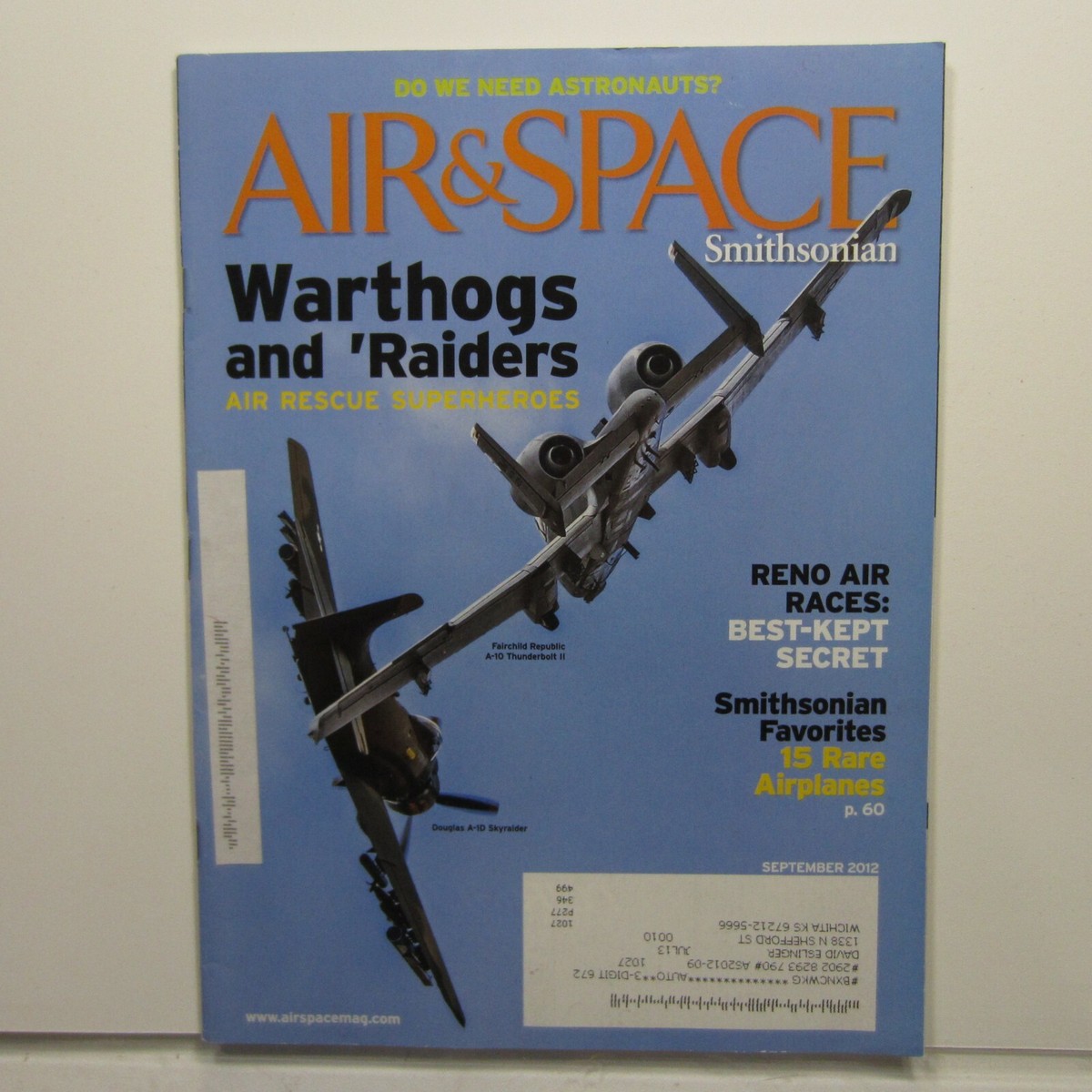 Air & Space Smithsonian Magazine Sep 2012 Vol 28 No 2 - Warthhogs