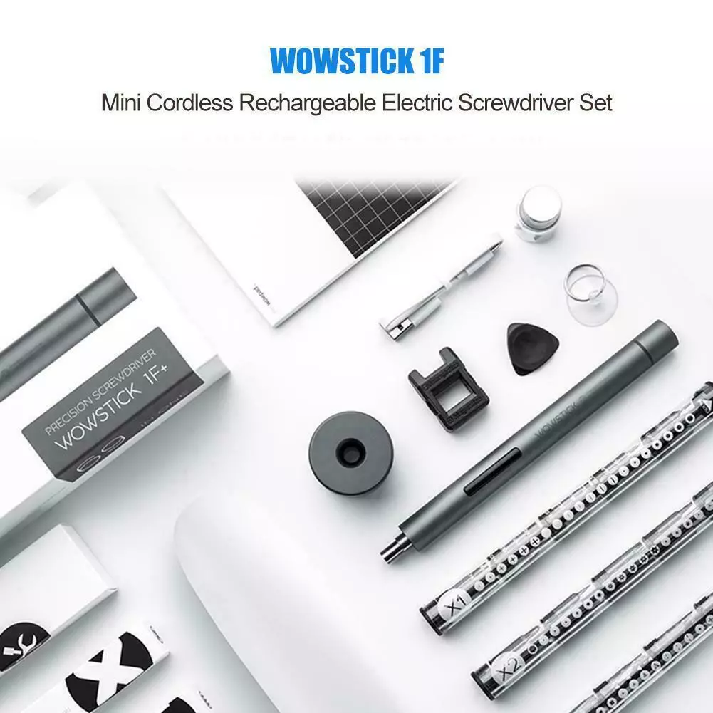 Xiaomi WowStick 1F Pro Electric Screwdriver Mini Alloy Body 3 LED