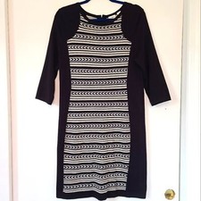Cato striped sweater dress L