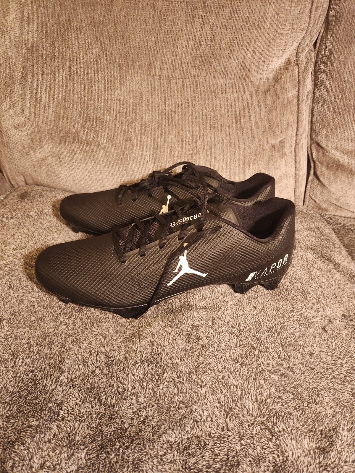 SAOLA Jordan Vapor Edge Speed 360 SMU PE Triple Black RARO!! CV1671 003 taglia 13 5 nuovo