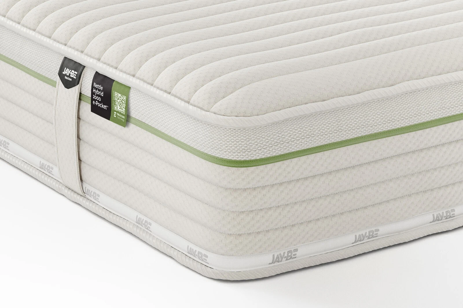 Jay-Be Natural All Seasons Nettle Hybrid 2000 e-Pocket Mattress