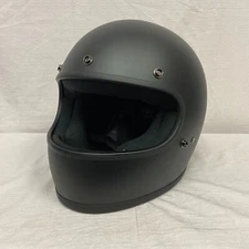 Biltwell Gringo Motorcycle Helmet Flat Matte Black Large L * WAS $200