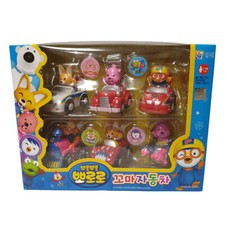 Pororo  Friends Kid Car Set 6pcs / Korean Animation Character Toys