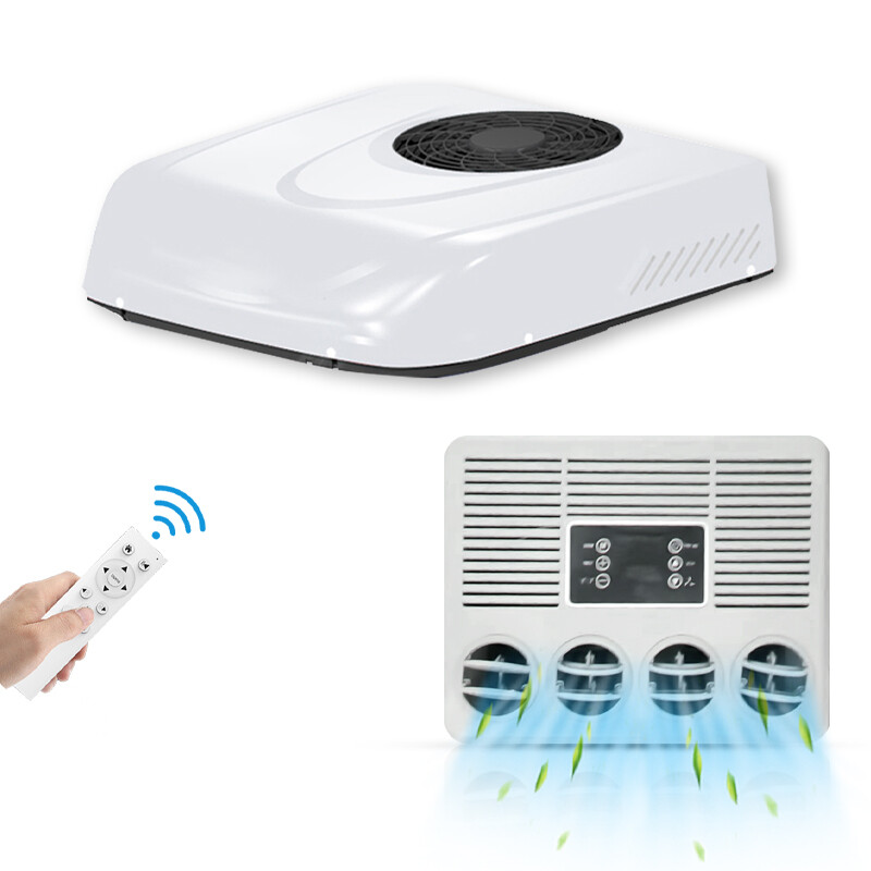 12V Electric Truck Rooftop RV Air Conditioner AC Unit Cooling For Car Motorhome