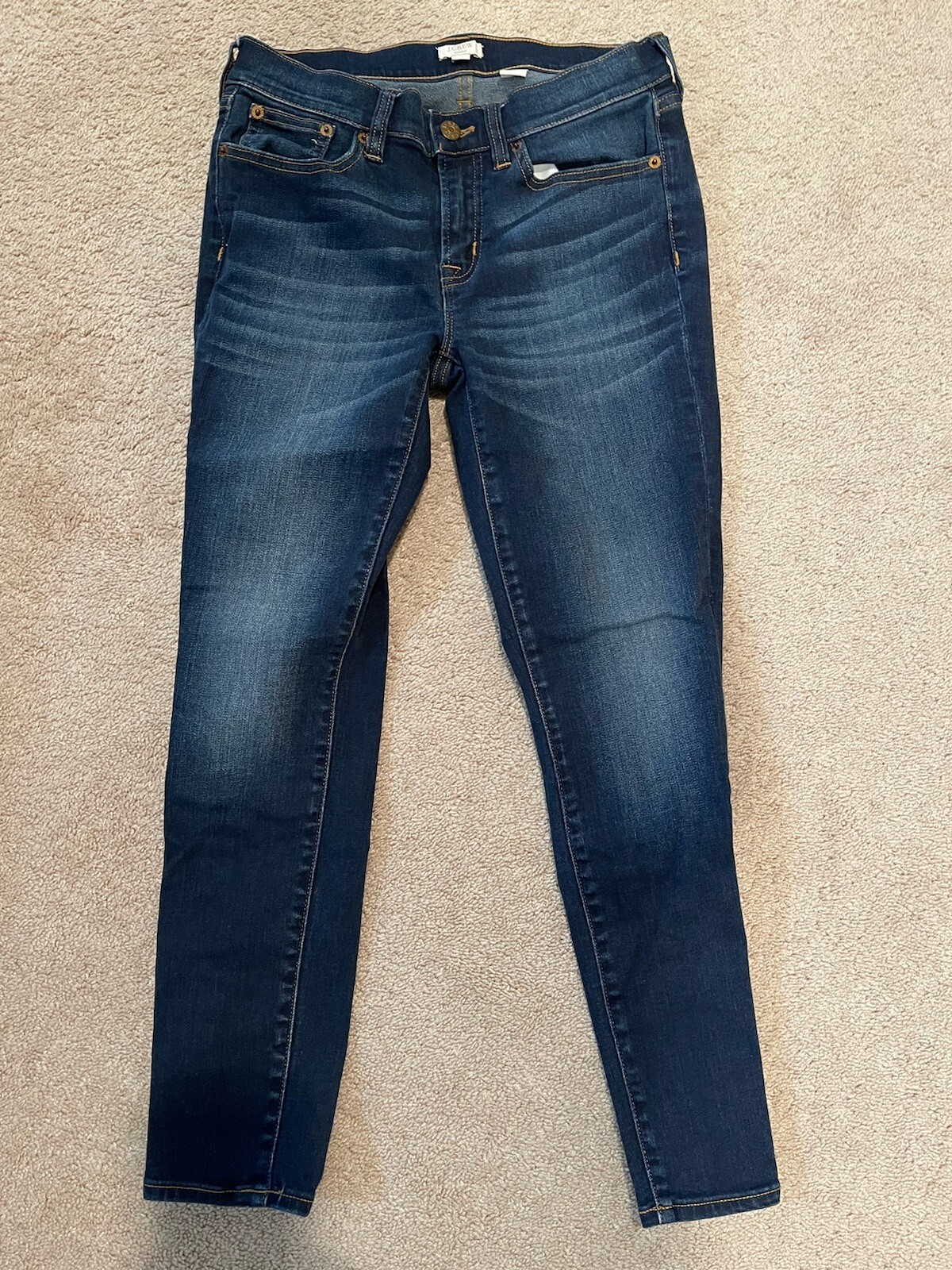 J. Crew Stretch Denim Blue Jeans Women's SZ 26/26 RN 77388 eBay