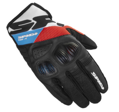 Motorradhandschuhe Herren Sommer Spidi Flash-R Evo Rot Blau Größe S M L XL XXL XXXL
