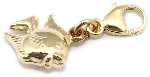Colgante Dije Pez Oro 333 Colgante Oro Amarillo Unisex 8 Quilates Pescado Dorado - Imagen 2 de 3