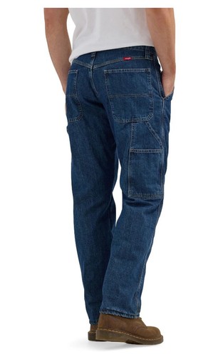 Wrangler 36x30 NWT Men's Relaxed Seat & Thigh Fleece Lined Carpenter Jeans NWT - Picture 8 of 9