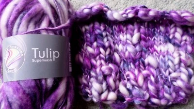 Effektgarn Strickwolle Dicke Wolle Strickgarn Mützenwolle Tulip Gründl 50g NEU