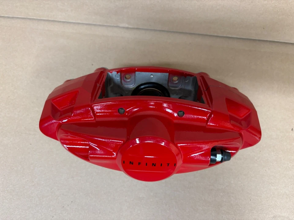 НОВЫЙ OEM INFINITI Q50 Q60 2016-2024 AKEBONO ЗАДНИЙ LH ВОДИТЕЛЬ ТОРМОЗ СУППОРТ КРАСНЫЙ - Изображение 4 из 4