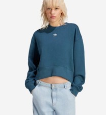 Adidas Crop Top Long Sleeve Women  s Size L New