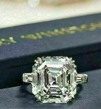 2Ct Round lab created Diamond Solitaire Engagement Ring 14K Yellow Gold Over