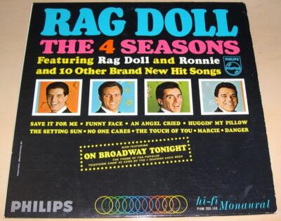 THE 4 SEASONS - Rag Doll (LP, 1964) Very Good