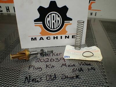 Parker 202039 Plug Kit Main Valve S4A 1-1/4 New Old Stock