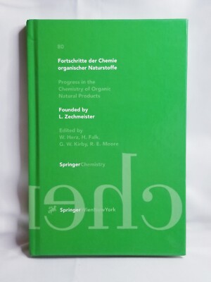 Progress in the Chemistry of Organic Natural Products Hardcover Book 2000 New 80