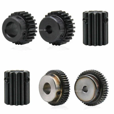 0.5/1 Mod Pinion Gear 10T-150T Spur Gear with Step 45# Steel Transmission Gear