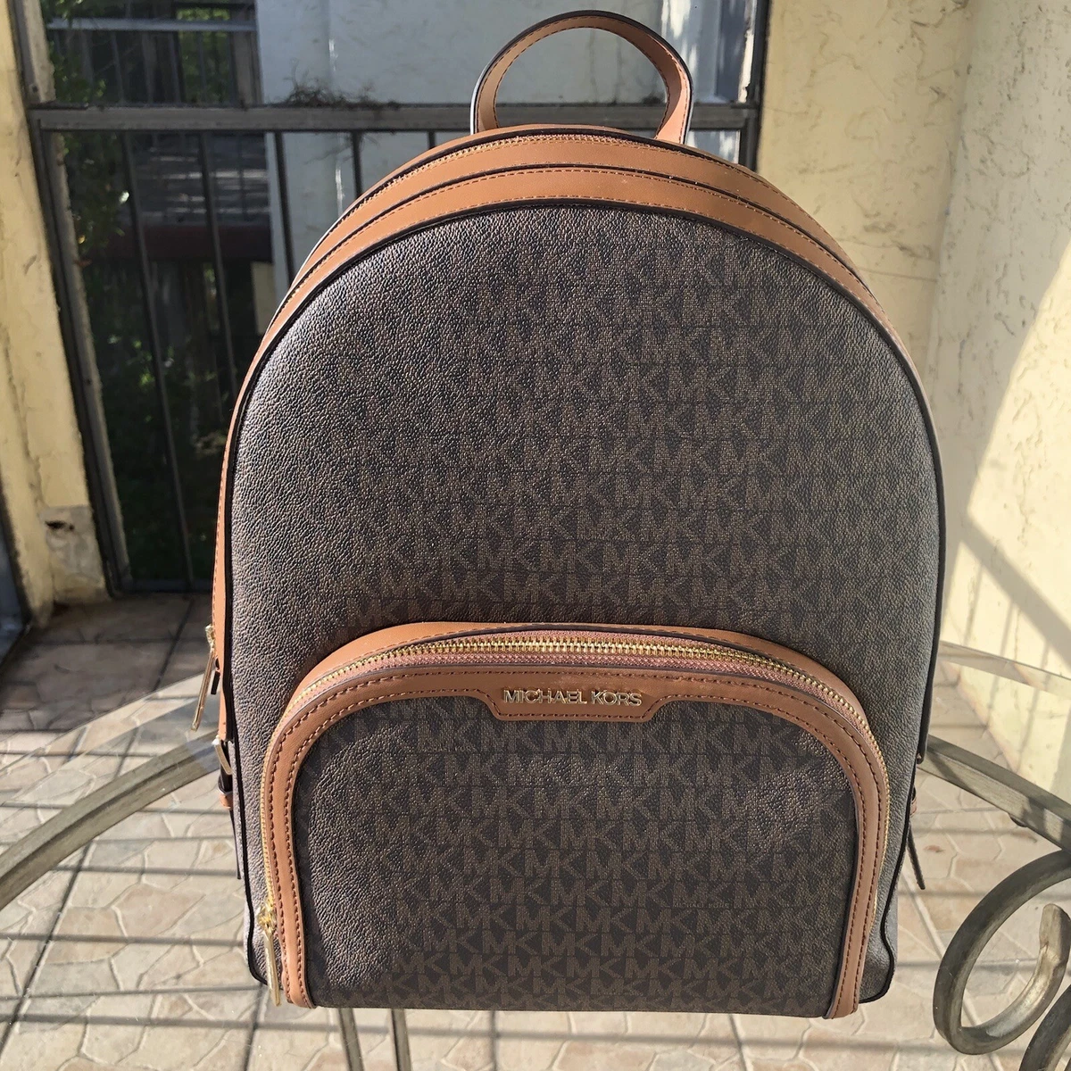 Michael Kors Large Travel School Backpack Shoulder Satchel Bag  