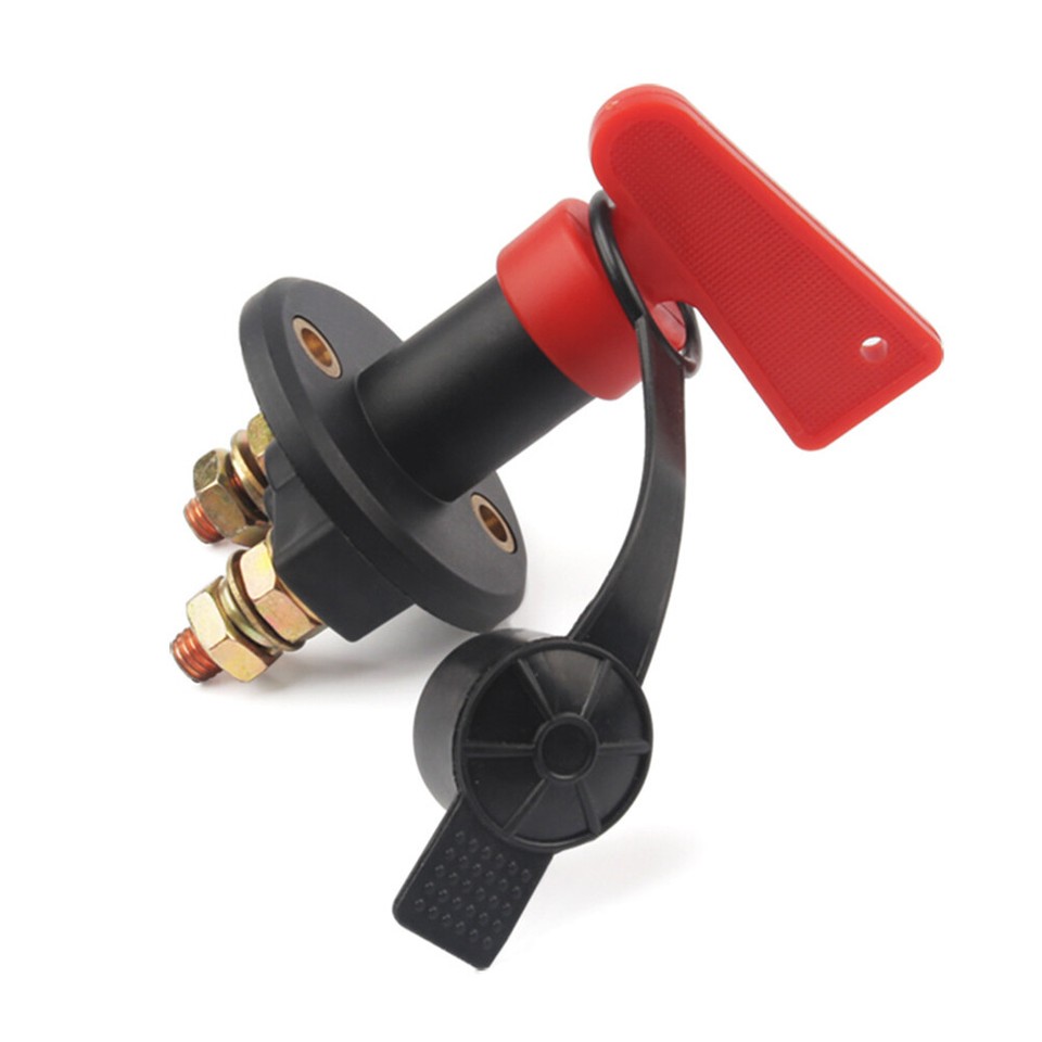  Universal Battery Isolator 12V Power Supply On/Off Rotary for Vehicle