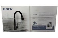 MOEN Doherty Single Handle Pull-Down Sprayer Kitchen Faucet 87260BL