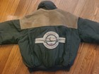 East West Vintage Leather Mens Aviator Bomber Jacket Nappa Leather Size LG — photo 4