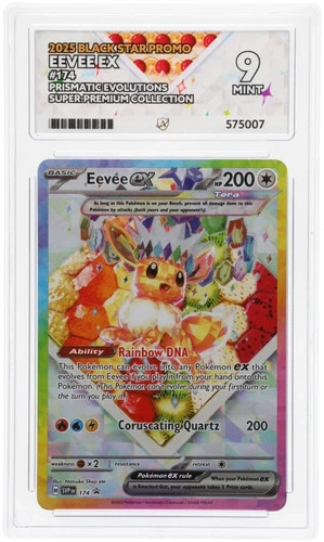 ACE 9 - Eevee ex SVP174 Black Star Promo Prismatic Evolutions SPC Pokemon