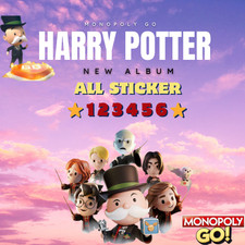 MONOPOLY GO Stickers 1  2  3  4  5  6   SUPER FAST   