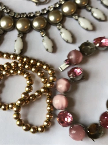 Vintage Costume Jewelry Lot 16 Pieces Incl. Gold Fill Necklace