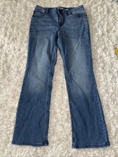 Cat Jack Girls Boot Leg Dark Wash Blue Soft Adjustable Jeans 29 Size 14