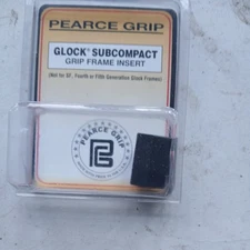 Pearce Grip Frame Insert Plug Fits Glock Gen3 Sub-compact  26/27/33/39