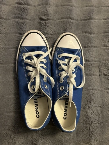 Converse Chuck Taylor All Star scarpe basse sneakers donna taglia 7 5 blu 135514f